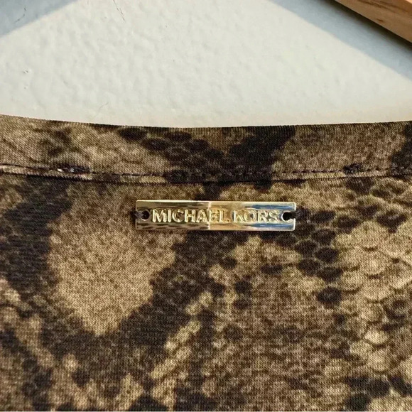 Michael Kors Snake Print Dress Sheath XS - Picture 4 of 6